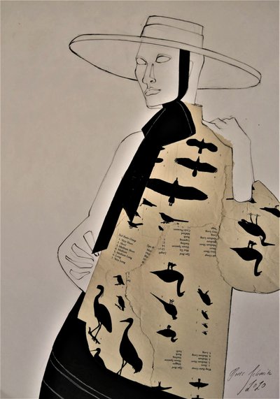 Moda elegante ispirata agli uccelli da Doris Schmitz