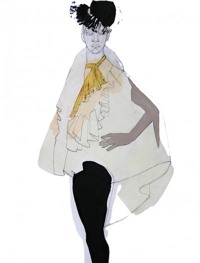 Una figura elegante e alla moda da Doris Schmitz
