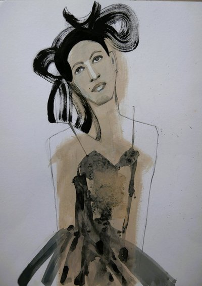 Ritratto di moda elegante da Doris Schmitz