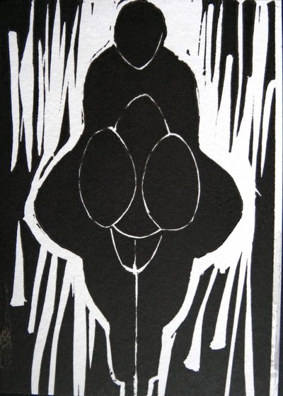 Figura espressiva in bianco e nero da Doris Schmitz