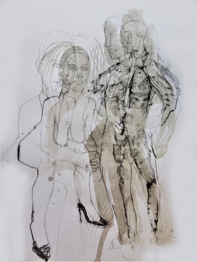 Figure umane a strati da Doris Schmitz