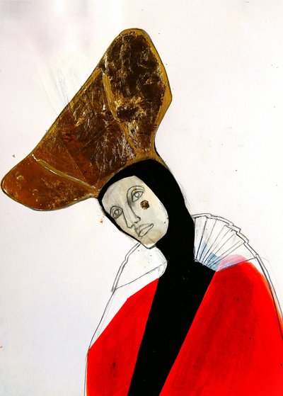 La misteriosa figura dal cappello dorato da Doris Schmitz