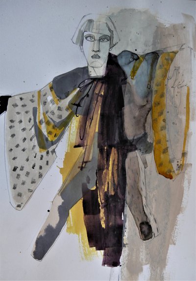 Moda kimono stilizzata da Doris Schmitz