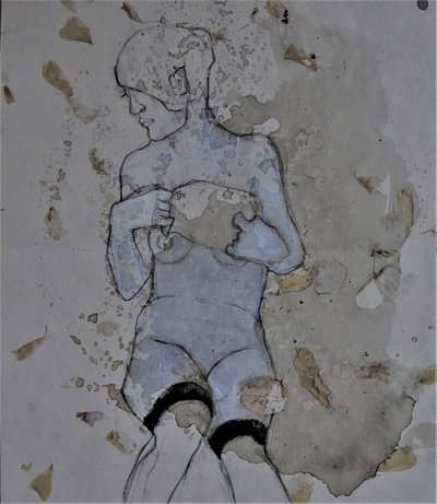 Figura nuda dai tratti delicati da Doris Schmitz