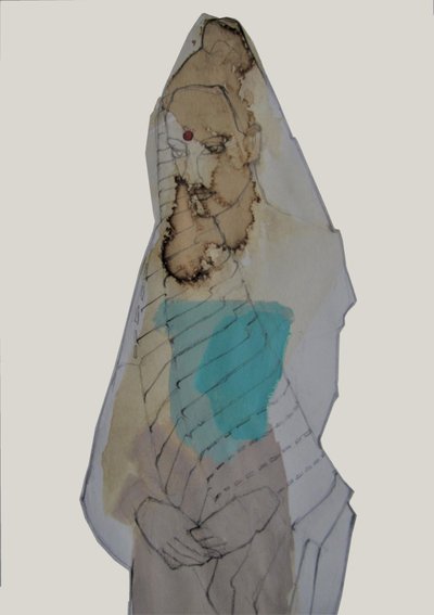Figura in contemplazione velata da Doris Schmitz