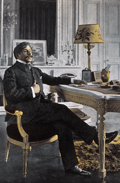 Ritratto di Paul Adam (1862-1920), scrittore francese - foto di Paul Francois Arnold Cardon (1858-1941) (Dornac) da Dornac