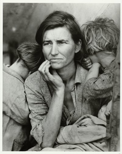 Ritratto di Florence Owens Thompson da Dorothea Lange