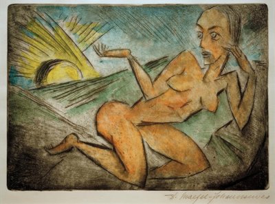 Nudo nelle dune da Dorothea Mätzel Johannsen