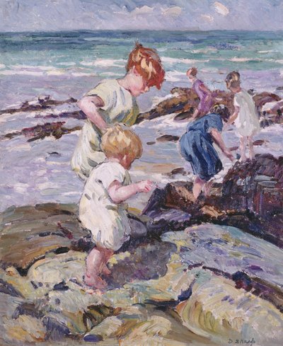 Giovani esploratori (olio su tela) da Dorothea Sharp