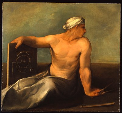 Una personificazione della geometria da Dosso Dossi