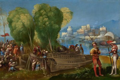 Enea e Acate sulla Costa Libica da Dosso Dossi