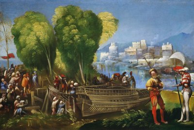 Enea e Acate sulle coste libiche da Dosso Dossi
