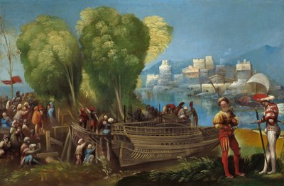 Enea e Acate sulla Costa Libica, c. 1520 da Dosso Dossi