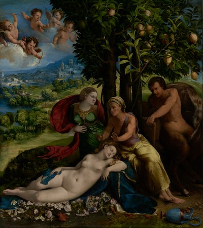Scena mitologica, c.1524 da Dosso Dossi