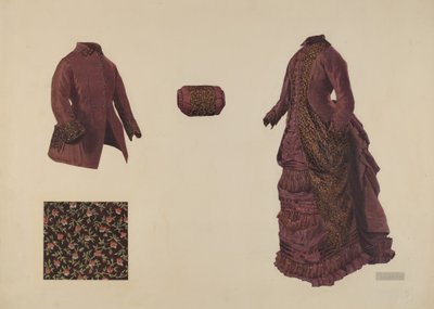 Abito, cappotto e manicotto da Douglas Campbell