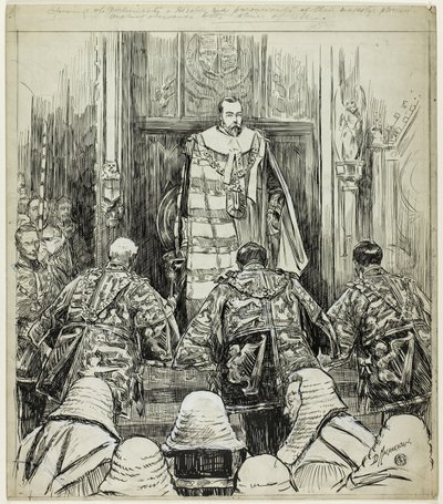 Apertura del Parlamento sotto Edoardo VII da Douglas Macpherson