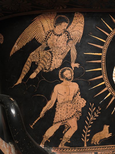 (dettaglio) di una lekythos a figure rosse da Douris