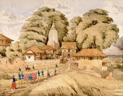 Narain - Hitthee, vicino a Kathmandoo, Nepal da Dr. Henry Ambrose Oldfield