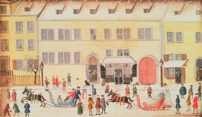 Scena invernale a Norimberga da Dr. J.C. Birckner