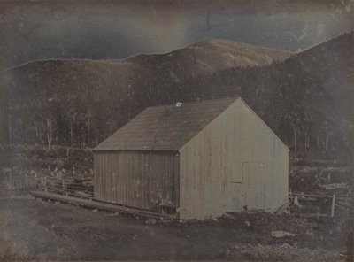 Vista di un fienile nel New Hampshire da Dr. Samuel A. Bemis