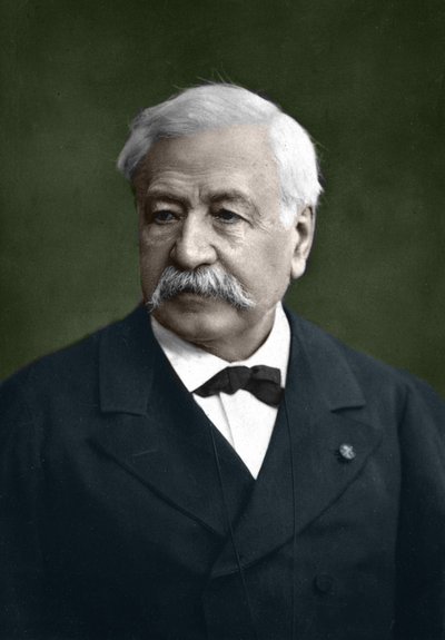 Ritratto di Ferdinand de Lesseps (1805 - 1894). Fotografia di Dragon. da Dragon