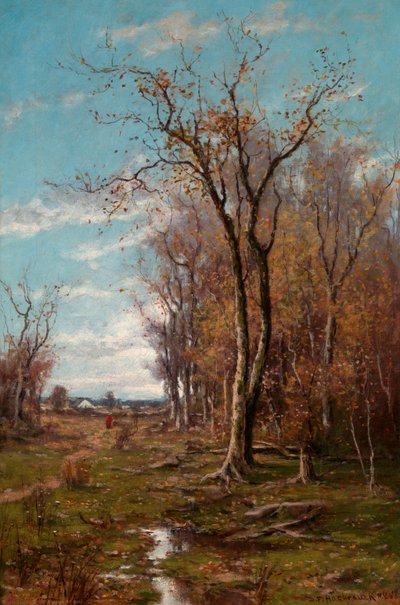 Paesaggio autunnale, 1886 da Du Bois Fenelon Hasbrouck