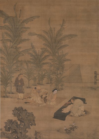 Lo studioso Fu Sheng trasmette il Libro dei Documenti, XV-metà XVI secolo da Du Jin