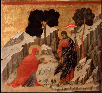 Apparizione di Gesù a Maria Maddalena dopo la resurrezione (La Maestà) da Duccio di Buoninsegna
