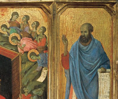 Dettaglio del pannello della predella, Pala d