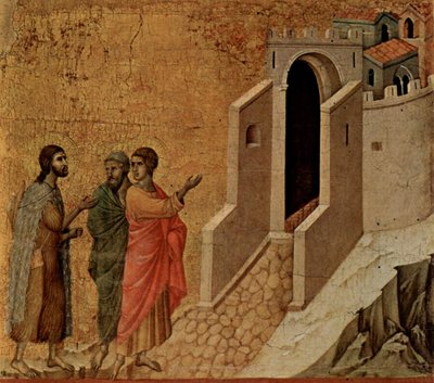 Duccio di Buoninsegna Emaus da Duccio di Buoninsegna