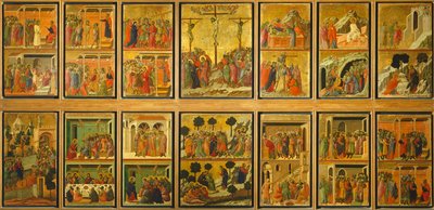 Episodi della Passione e Resurrezione di Cristo da Duccio di Buoninsegna