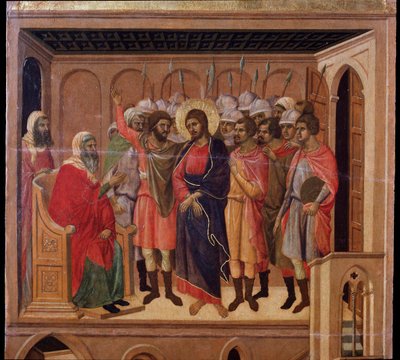 Gesù davanti ad Anna (La Maestà) da Duccio di Buoninsegna