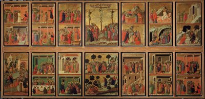 Vita di Cristo: passione. Predella della Maestà da Duccio di Buoninsegna