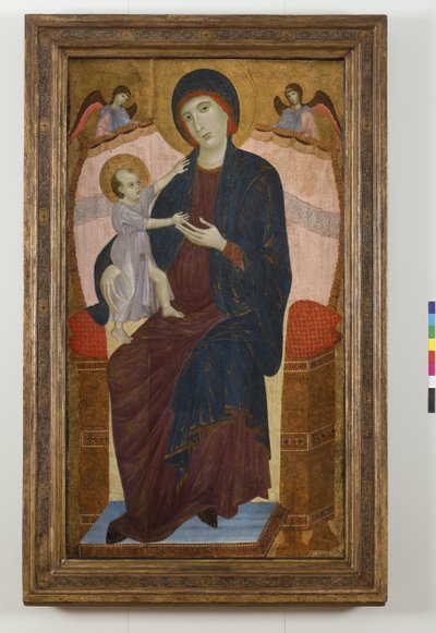 Madonna col Bambino in trono e angeli da Duccio di Buoninsegna