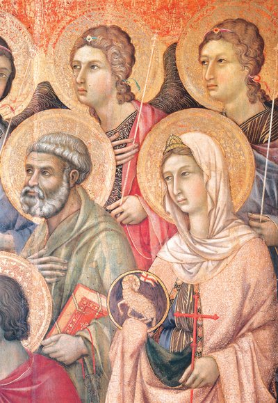 Maestà (dettaglio) da Duccio di Buoninsegna