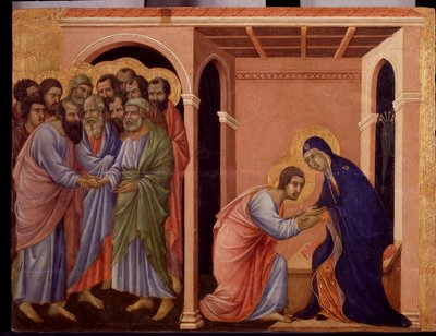 Maria si congeda da Giovanni, all