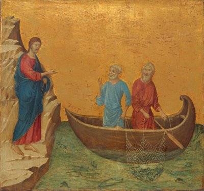 La chiamata degli apostoli Pietro e Andrea da Duccio di Buoninsegna