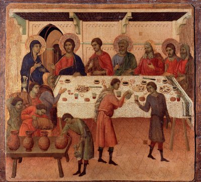 Le nozze di Cana da Duccio di Buoninsegna