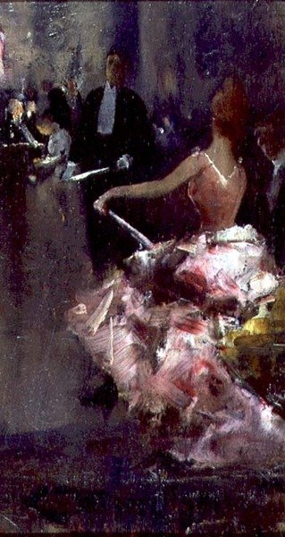 Scena di caffè da Dudley Hardy
