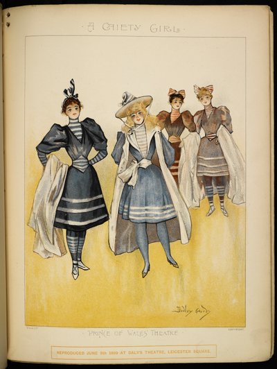 Quattro signore nei loro costumi da bagno sulla spiaggia della Riviera da Dudley Hardy