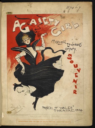 Copertina pubblicitaria dello spettacolo musicale 