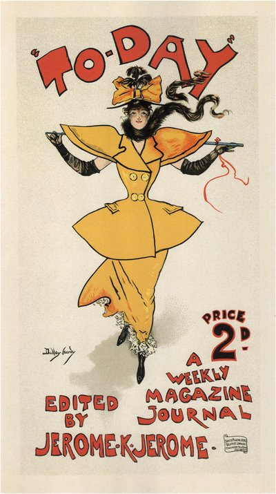 Journal To-Day, a cura di Jerome K. Jerome, poster, 1895 da Dudley Hardy