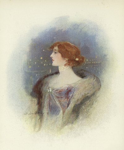 Signora della società londinese da Dudley Hardy