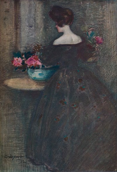 Peonie, c1887-1906, 1906 da Dudley Hardy