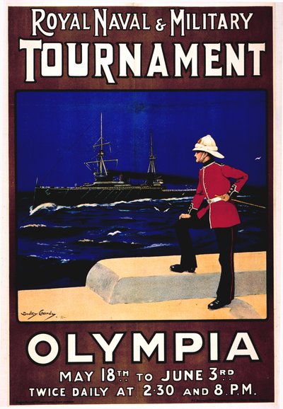 Torneo Reale Navale e Militare, 1911 da Dudley Hardy