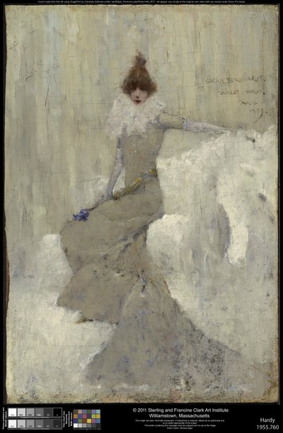 Sarah Bernhardt, 1889 da Dudley Hardy