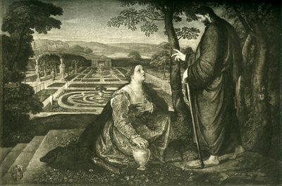 Noli me tangere, 1548-1560, 1908 da Dujardin