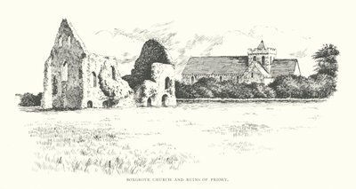 Chiesa di Boxgrove e rovine del priorato da Duncan Moul
