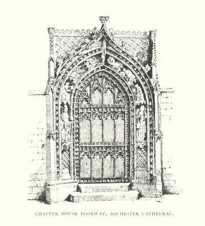 Portale della Sala Capitolare, Cattedrale di Rochester da Duncan Moul