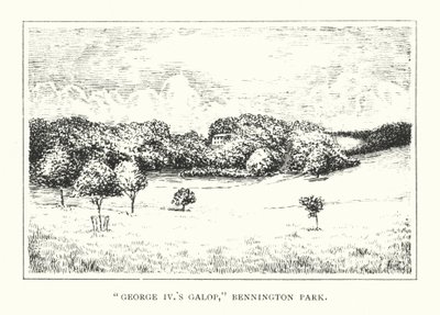 "Galoppo di Giorgio IV," Bennington Park da Duncan Moul
